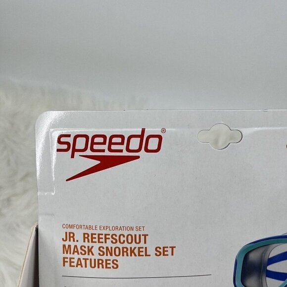 NEW Speedo Junior Comfortable Exploration Reefscout Mask Snorkel Set Age… - Picture 11 of 12